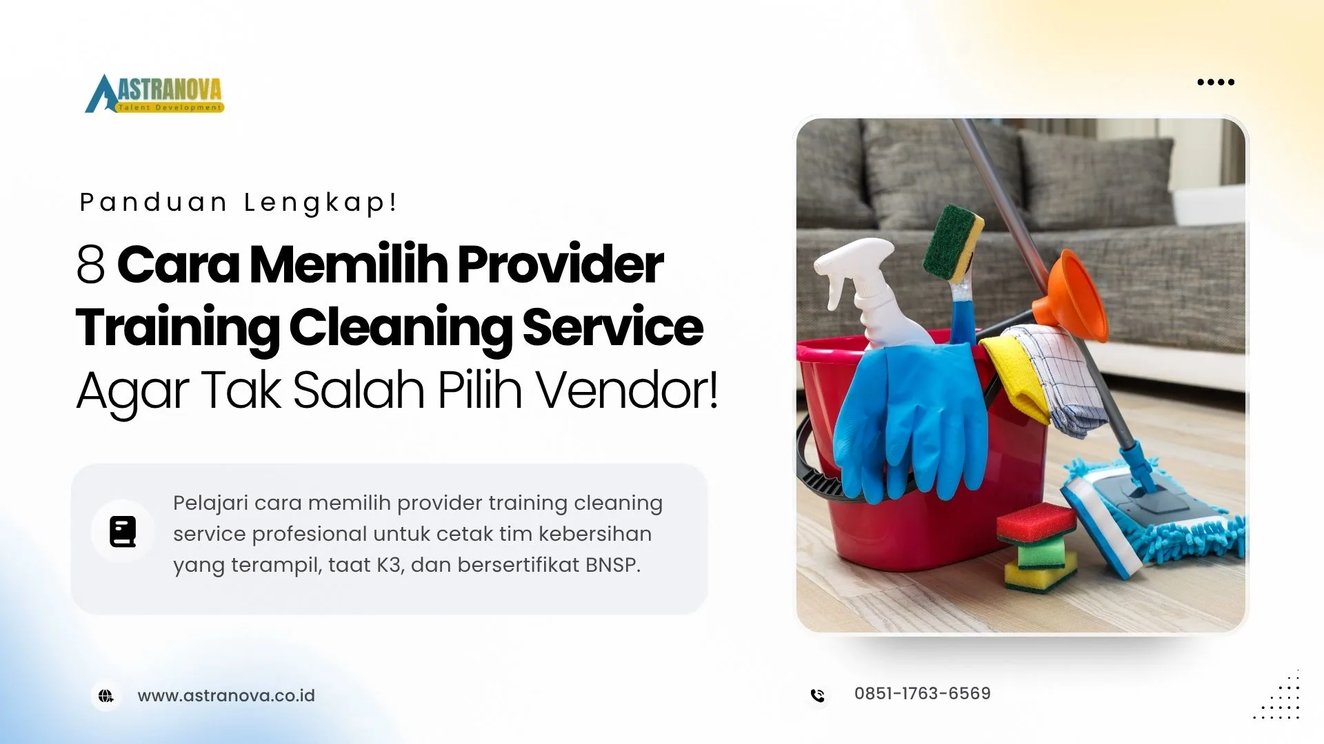 Cara Memilih Provider Training Cleaning Service