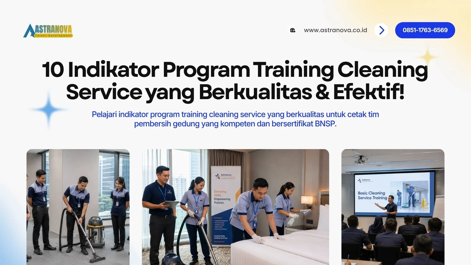 Indikator Program Training Cleaning Service yang Berkualitas