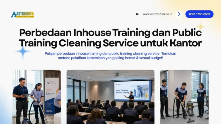 Perbedaan Inhouse Training dan Public Training Cleaning Service