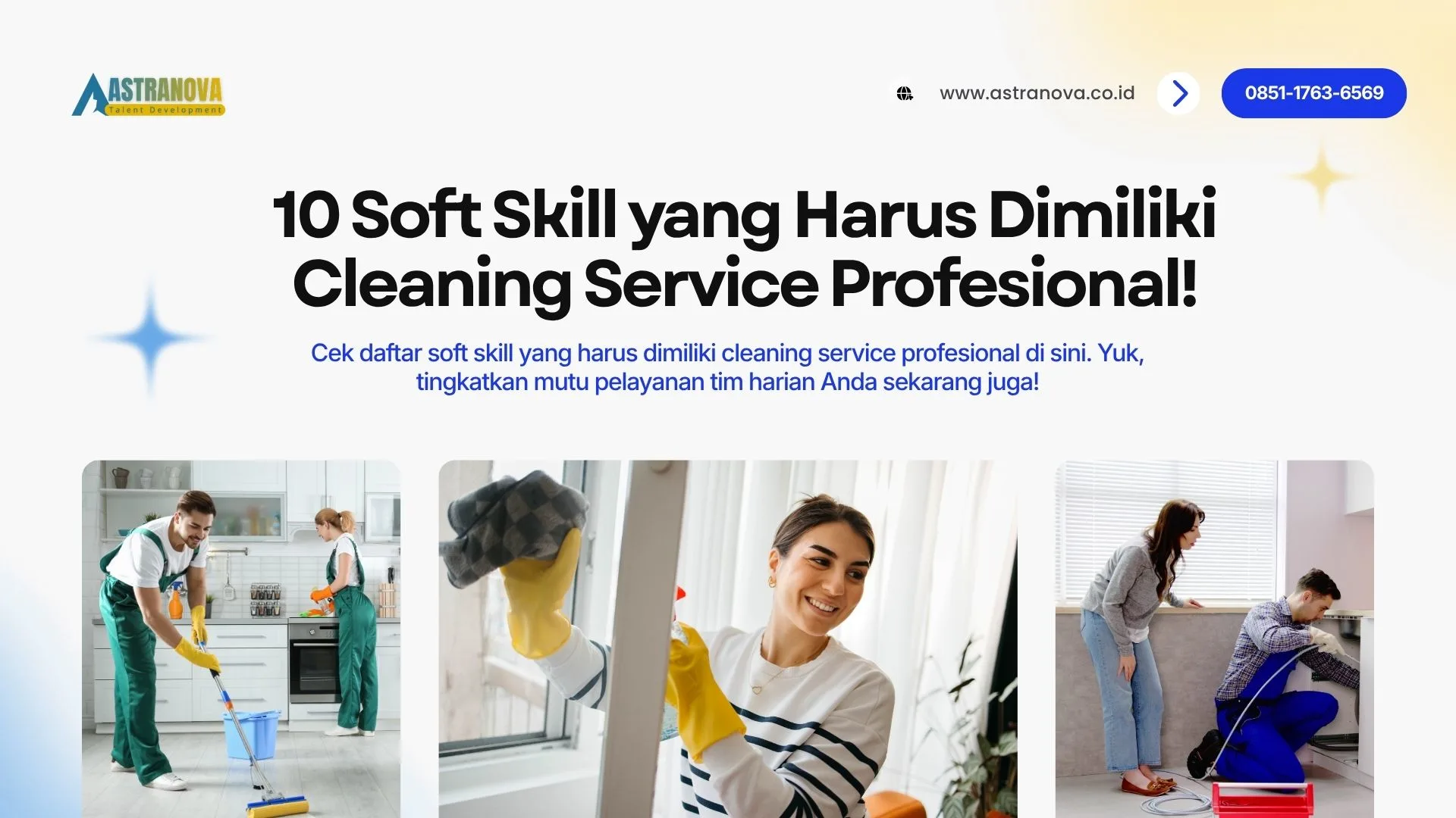 Soft Skill yang Harus Dimiliki Cleaning Service