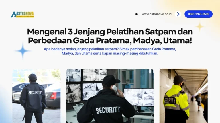 3 Jenjang Pelatihan Satpam
