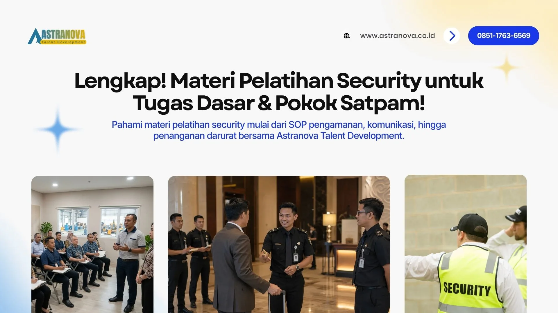 Materi Pelatihan Security untuk Tugas Dasar & Pokok Satpam!