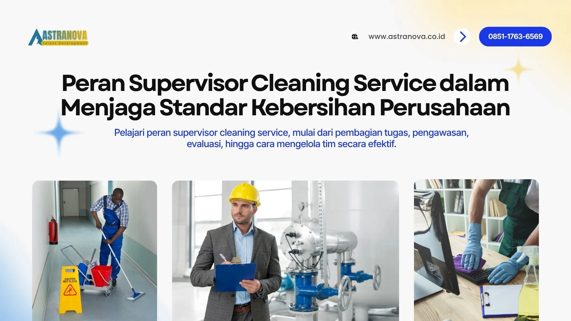 Peran Supervisor Cleaning Service